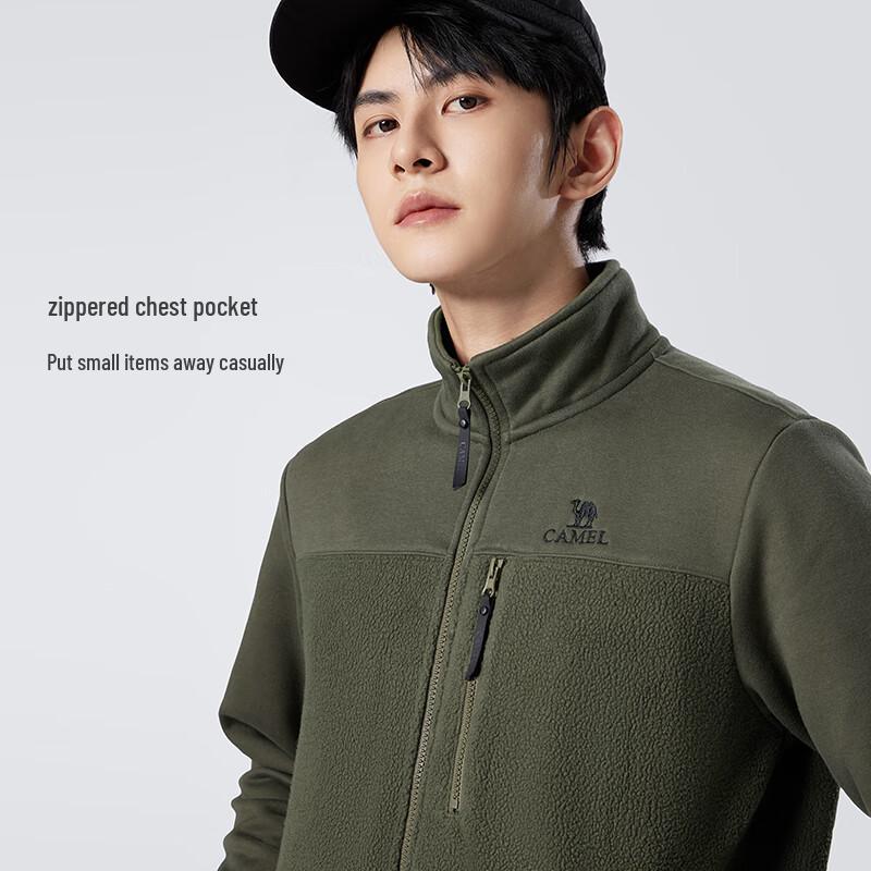 Camel Men's Winter Warm Fleece Jacket