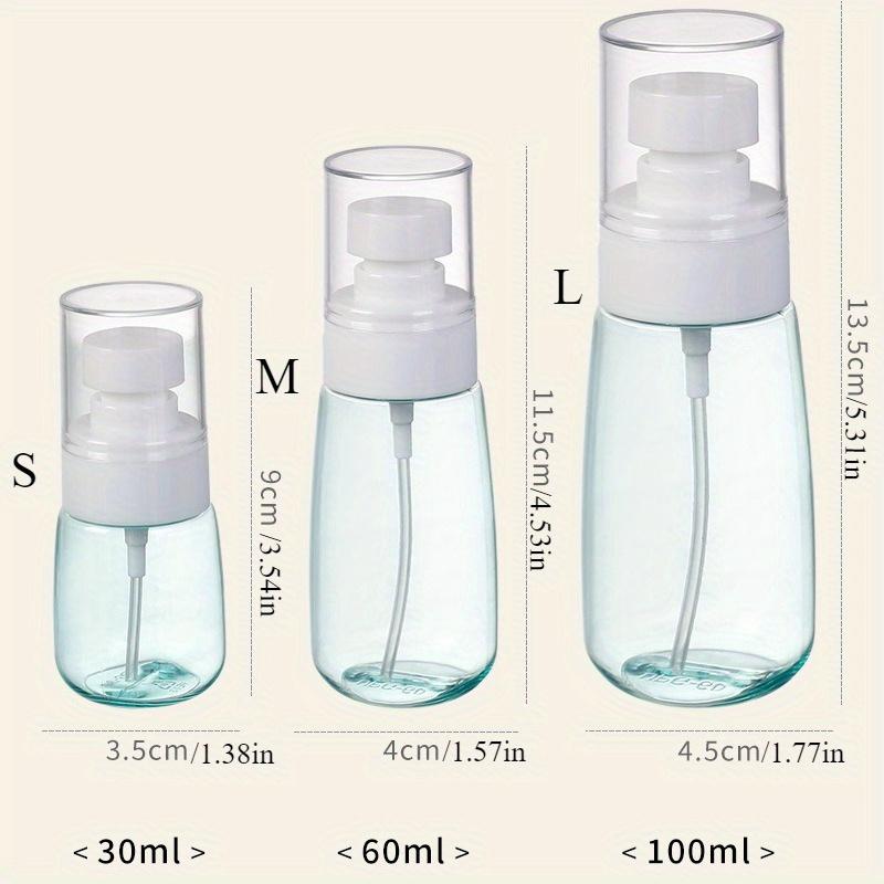 1PC Travel refill spray bottle, fine nanopump head toner press bottle