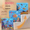 Underwater World Magnetic Puzzle Book for Kids Aged 3-6: Educational Toy for Boys & Girls