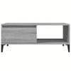  Coffee Table, Grey Sonoma Oak 90x50x36.5 Cm, Wood-based