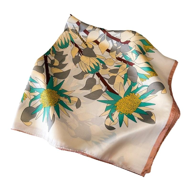 Large Scarf Silk Feeling Square for Men Women Multifunctional Head Scarf Unisex Hijab Outdoor Neck Scarves Daily Wear