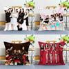 1PC KPOP T-ara Pillow Case Square  Bedroom Sofa Leisure Comfort Cushion Car Home Decoration Pillowcase 40x40