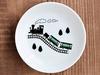 EAST table Small for Totoy Train Made in Dishwasher and Microwave Safe Children's Plate, Lightweight, 12cm, Boys, Design, to-00303, Japan, Cute,