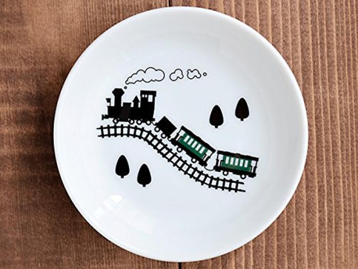 EAST table Small for Totoy Train Made in Dishwasher and Microwave Safe Children's Plate, Lightweight, 12cm, Boys, Design, to-00303, Japan, Cute,