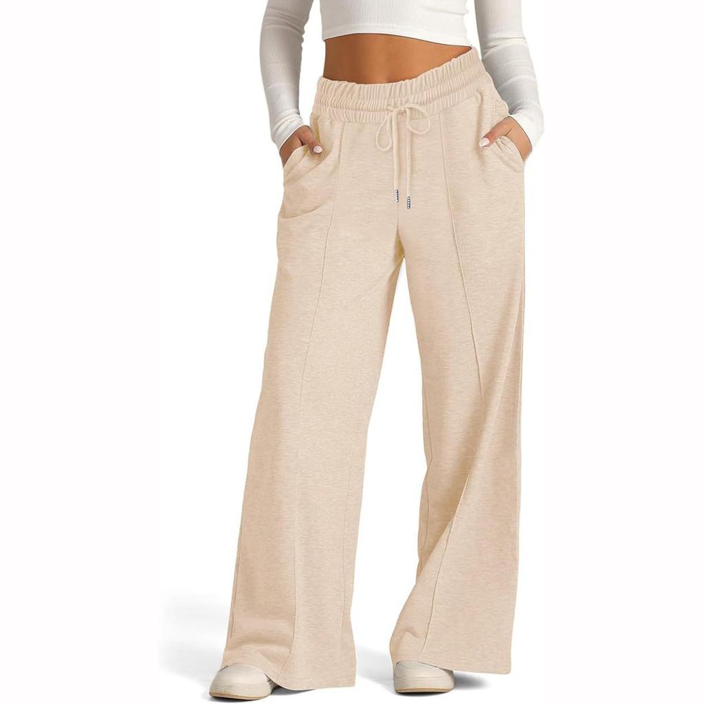 Yoga Straight Leg Sweatpant Women's Loose Tracksuit Pants Wide Outdoor Gym Runing Casual Tracksuit Pants