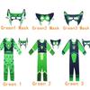 Creature Suit Power Costume Kids Halloween Fancy Dress Jumpsuitmask