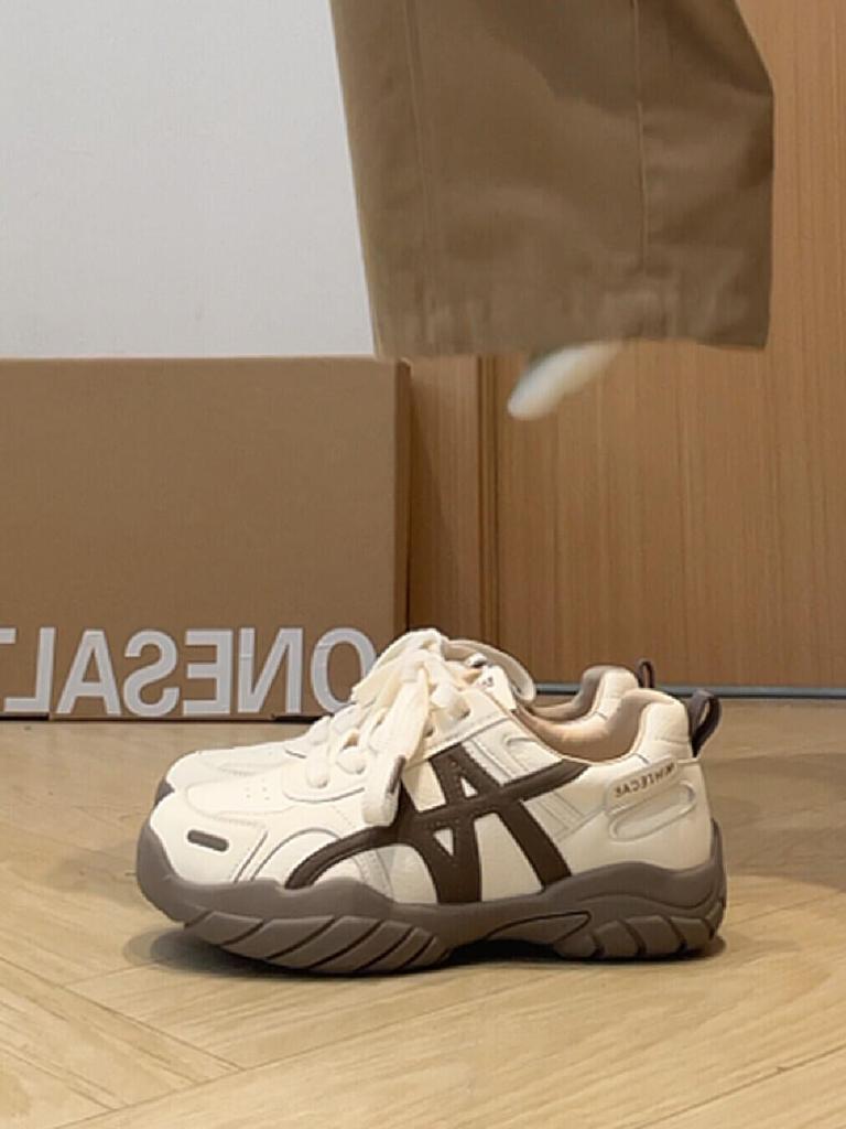 Shoes women's 2025 new autumn and winter platform Agande training shoes versatile casual women's shoes sports shoes white shoes