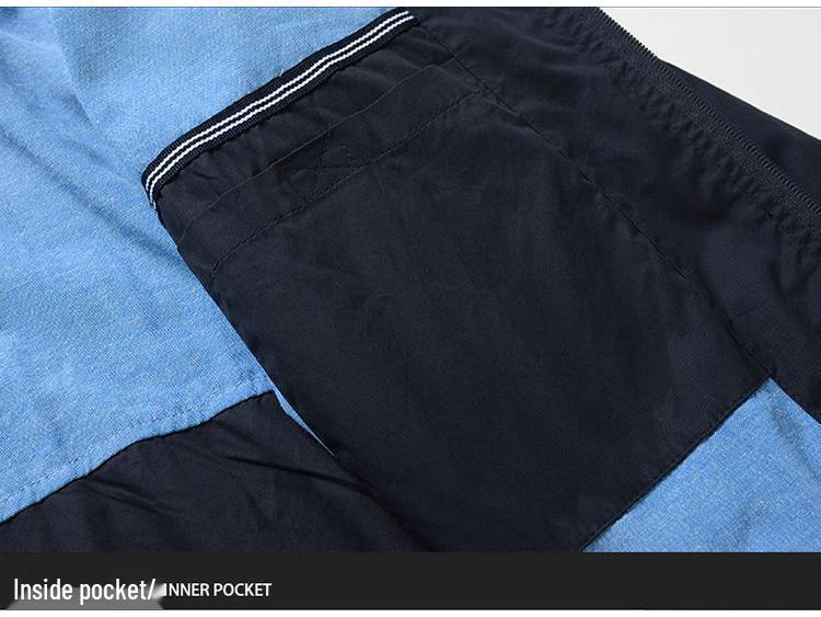 Leadway Nautica Plus Size Men's Business Casual Jacket - Spring/Autumn Loose Fit, Turn-Down Collar.