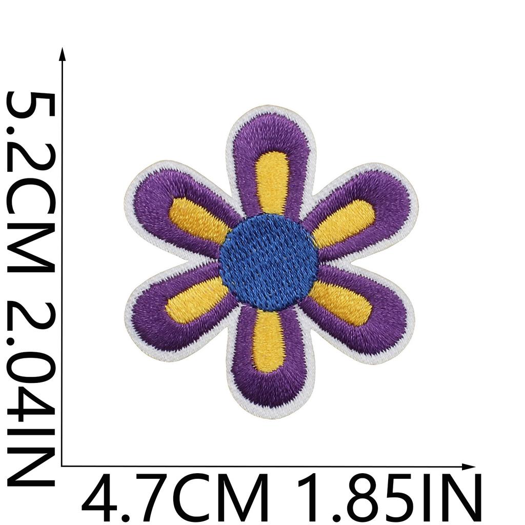 Cactus Car Embroidery Cloth Sticker Jacket Decoration Wave Patch Sticker Butterfly Computer Embroidery Label Flower Stamp Ironing