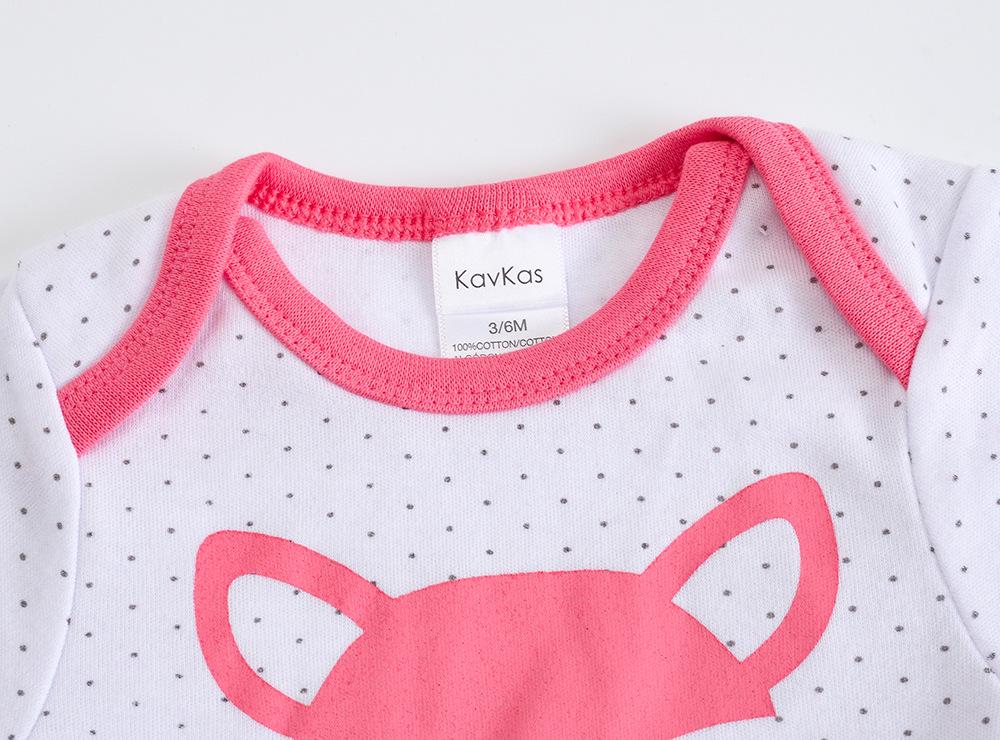 2025 Korean Style Summer Baby Girl Bodysuit Set - 3-Piece Newborn Rompers