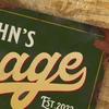 Custom Metal Sign Garage Decor Vintage Tin Sign Retro Aluminum Wall Art Personalized Man Cave Gift Car Lover