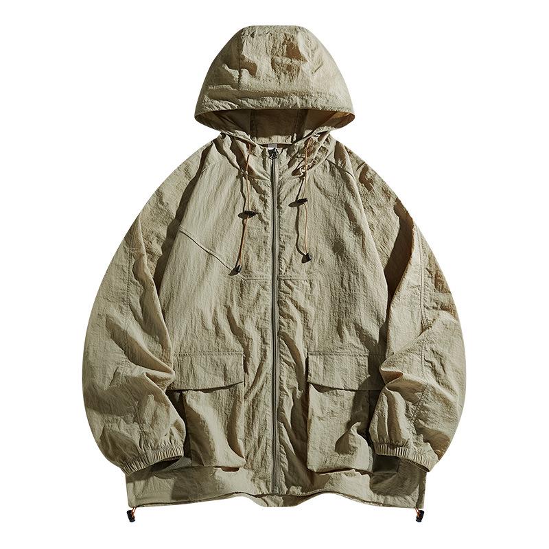 Dopamine 2025 Men's UV Protection Summer Windbreaker for Outdoor Climbing - Lightweight, Breathable, Sun-Blocking Jacket