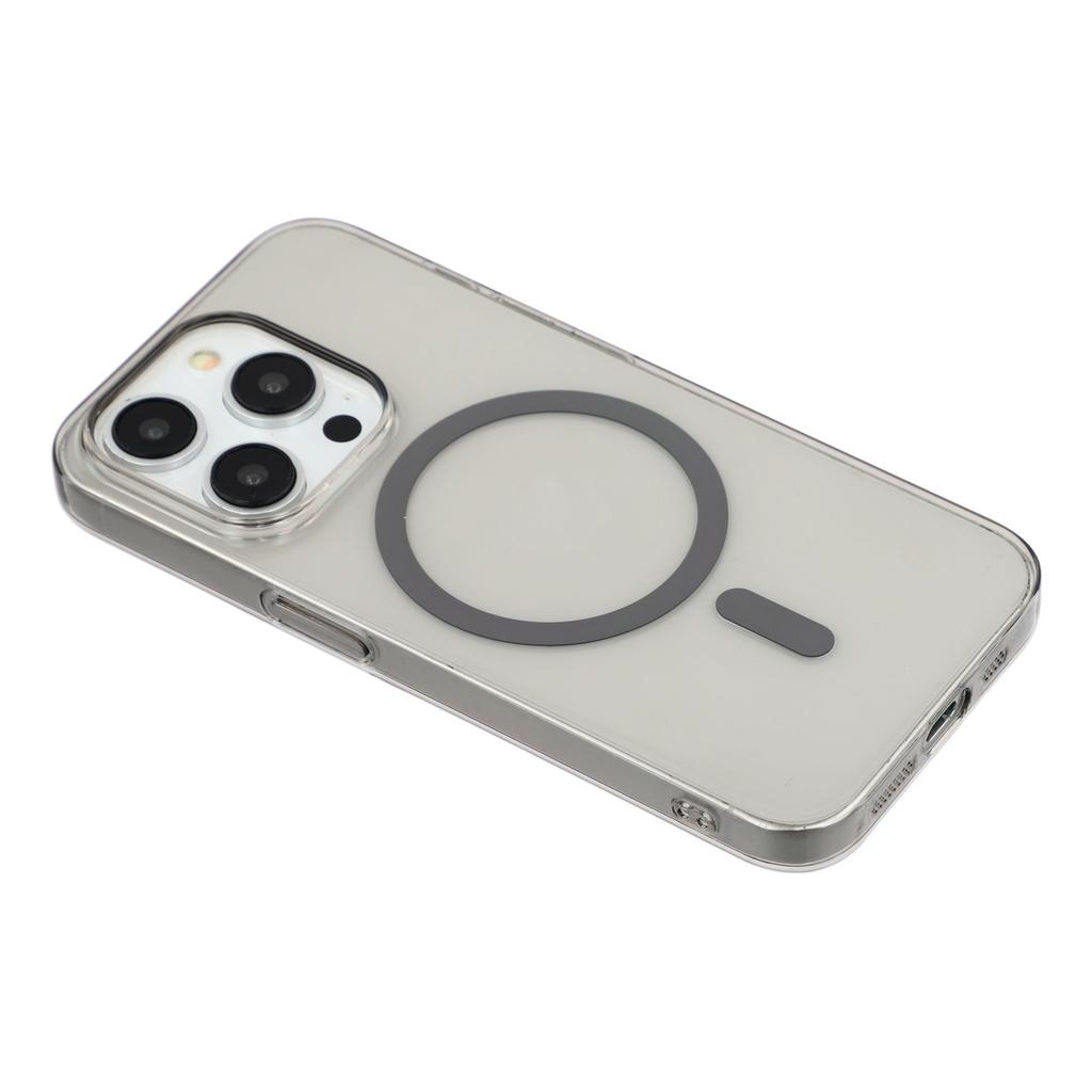 For iPhone 15 Pro Max Crystal Clear Case Compatible with MagSafe Hard PC Phone Cover