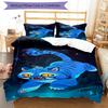3pcs KPop Demon Hunters Bedding Set Duvet Cover Closure Includes 1 Duvet Cover & 2 Pillowcases, Soft and Comfortable for All Seasons.