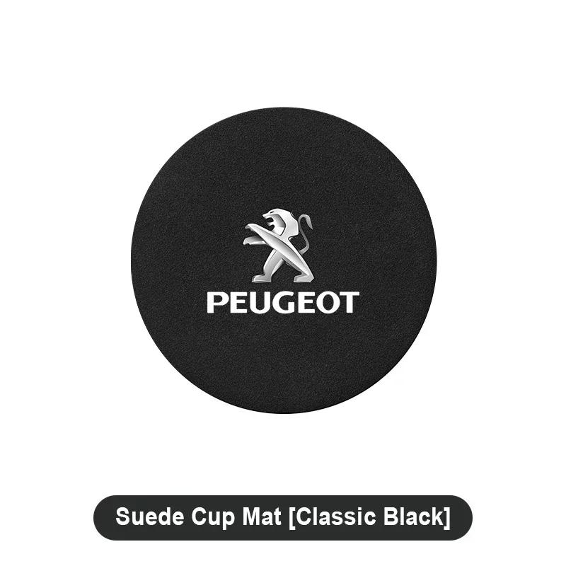 

Car Sticker New Car Anti Slip Insert Cup Coasters Car Accessories Styling For Peugeot 206 308 307 208 207 3008 2008 508 407 301 1Pcs чёрный