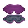3D Light Blocking Eye Mask - Ice Silk, Pressure-Free for Office, Nap, Travel, Men & Women
