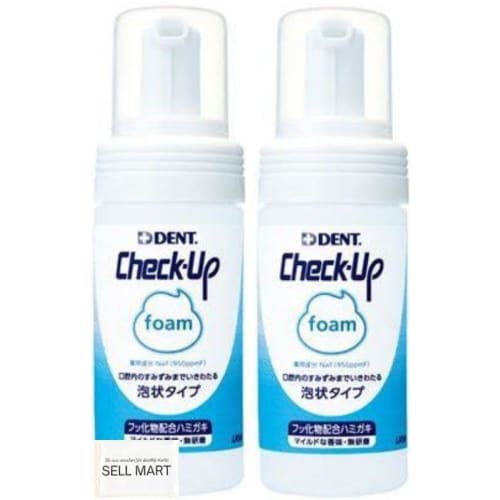 

[Bulk Purchase 2-Pack] Check-Up Foam (100ml x 2 bottles) Liquid Toothpaste + Selmart Original Cleaning Tissue