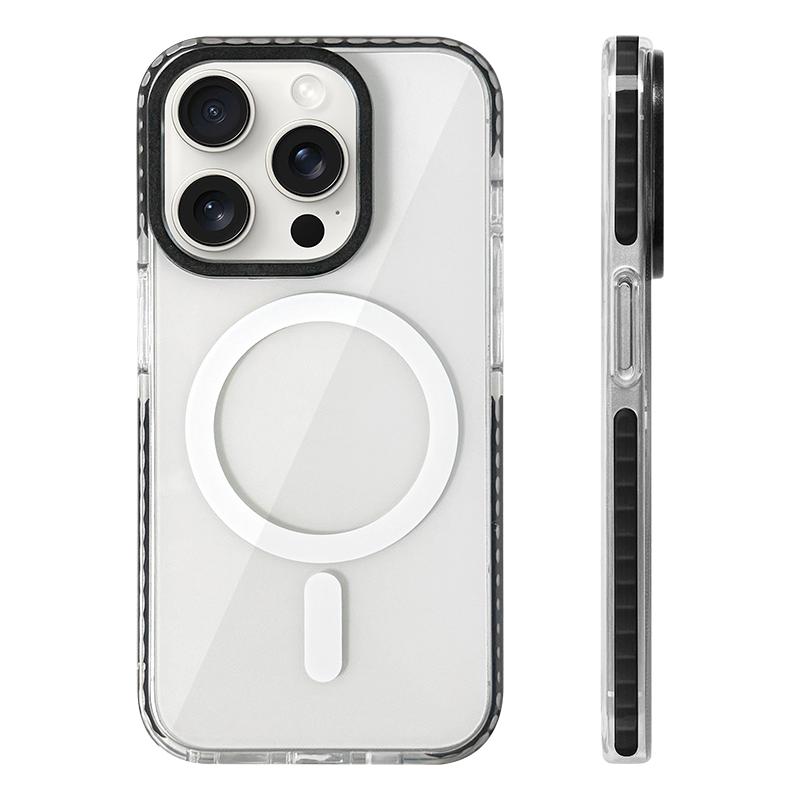 Transparent Neon Color MagSafe Phone Case for iPhone17 16 15 Pro Max 14Pro 13 14 12 Wireless Charging Soft Silicone Bumper Cover