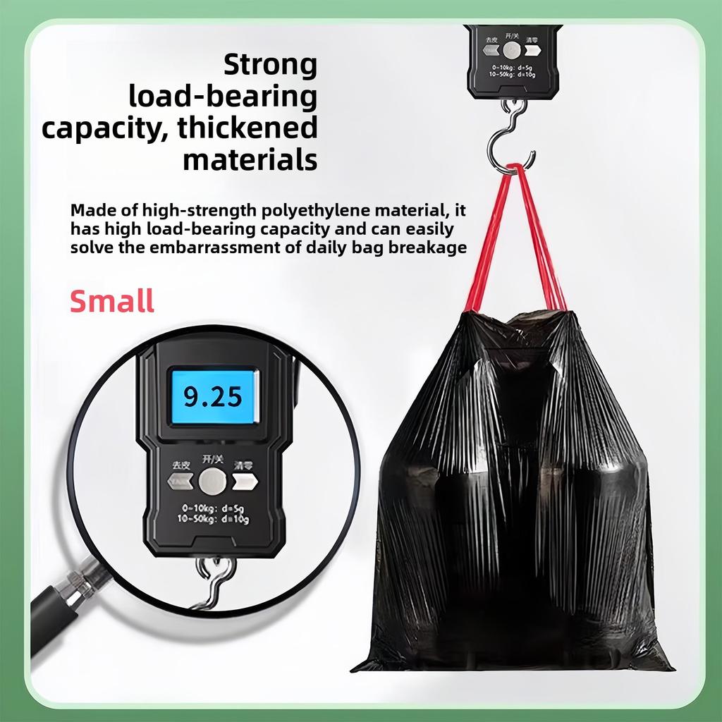 Heavy-duty Household Drawstring Bin Liners