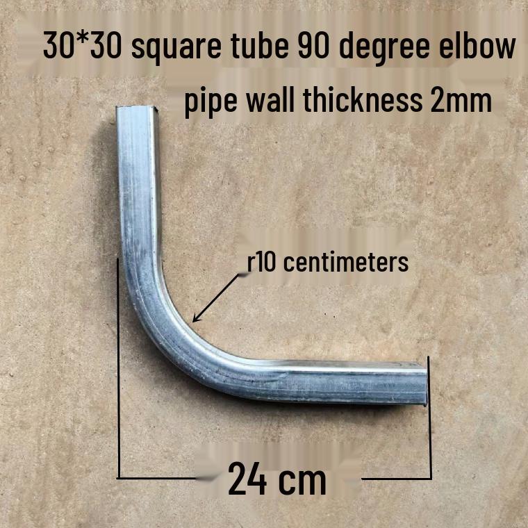 Pozinkovaný 90° kolenový držák pro čtvercovou trubku pro svařování