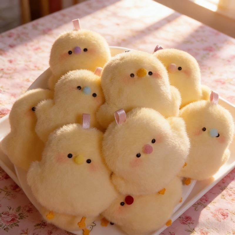 1pc Soft Chick Squishy Toy Plush Fluffy Chick Stress Relief Squeeze Toy for Kids
