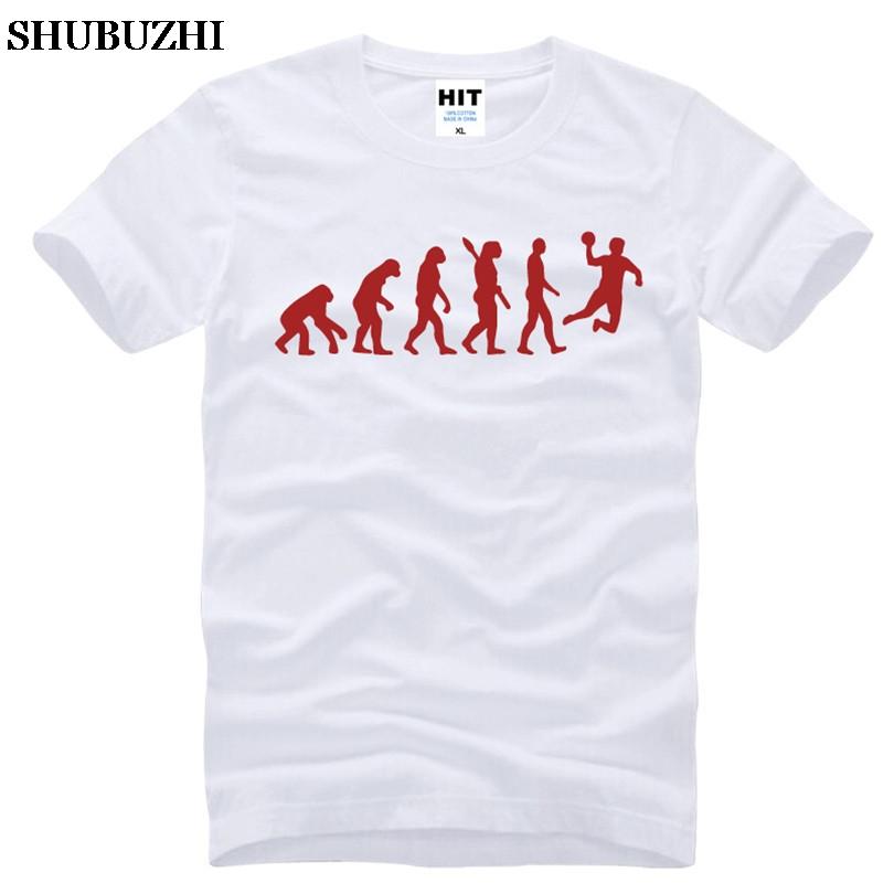 Evolution Handball T Shirt Unisex Summer Short Sleeve Fashion Cotton Cool Evolution T-Shirt   Shubuzhi Top Tees Unisex T-shirt