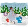 Blue's Clues Silky Landscape Blue Winter Supersoft Blanket
