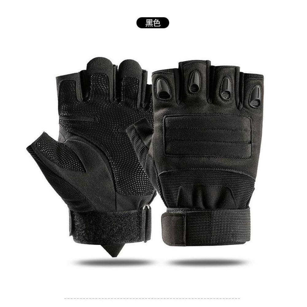 

Tactical Half Finger Gloves Outdoor Cycling Fitness Sports Gloves Mountaineering Sports Fighting Training Fishing Xinji Gloves XL чорний