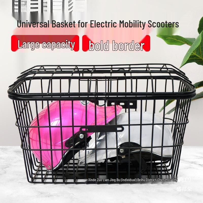 Heavy-Duty Enlarged Rear & Front Bicycle Carrier Basket