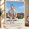 Forrest Gump Minimalistisches Kunstposter Retro D Gedruckte Metallschilder Benutzerdefinierte Wanddekoration Geschenk für Dekor Raum Schlafzimmer Sachen Zuhause