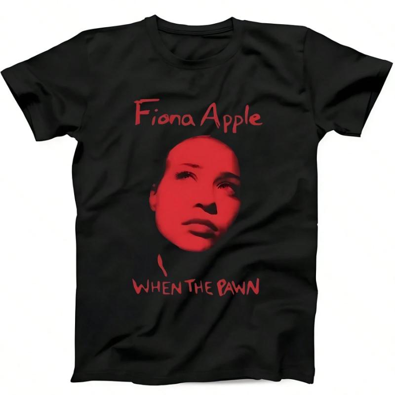

Rock singer Fiona April printed Tshirt unisex allseason pure cotton casual loose streetwear oversized t shirt vintage t shirt 4XL