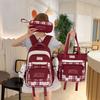 Schoolbag New Versatile Junior High School Student High School Student College Backpack Large Capacity High Value School Bag Elementary School