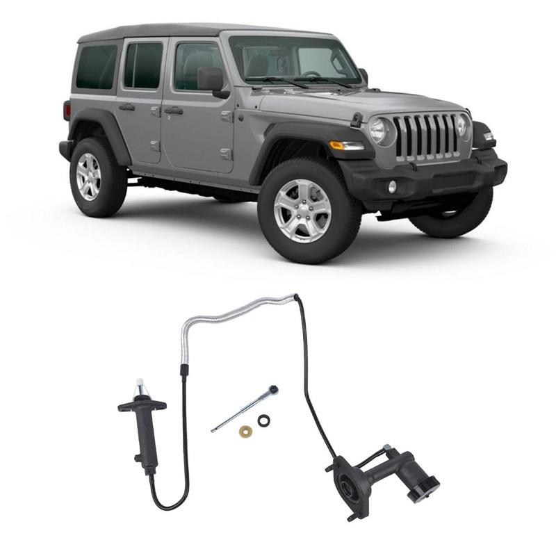 CC649041 Clutch Master & Slave Cylinder Assembly For 1997-2002 Jeep Wrangler 2.5L 4.0L 52107652AB, 52107652AC, 52107652AD