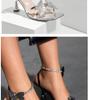European Style Plus Size Open-Toe Bow High Heel Sandals