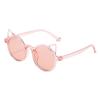 New Cat Ear Small Frame Round Sunglasses Children's Brand Designer Fashion Sun Glasses Outdoor Shading for Girls Eyewear UV400
