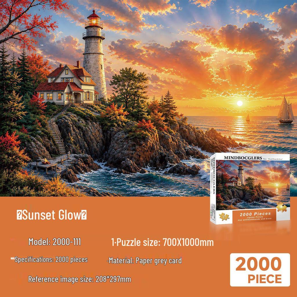 2000-Piece Customizable Jigsaw Puzzle with 24-Hour Sample and Fast Shipping