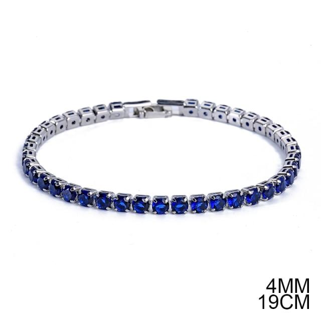 New Fashion Luxury 925 Sterling Silver Tennis Women's Bracelets Bangle for Women Christmas Gift Jewelry