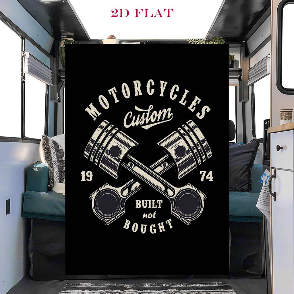 Custom Motorcycles: Built Not Bought blanket blanket sofa blanket sheet Digital printing Outdoor plush blanket