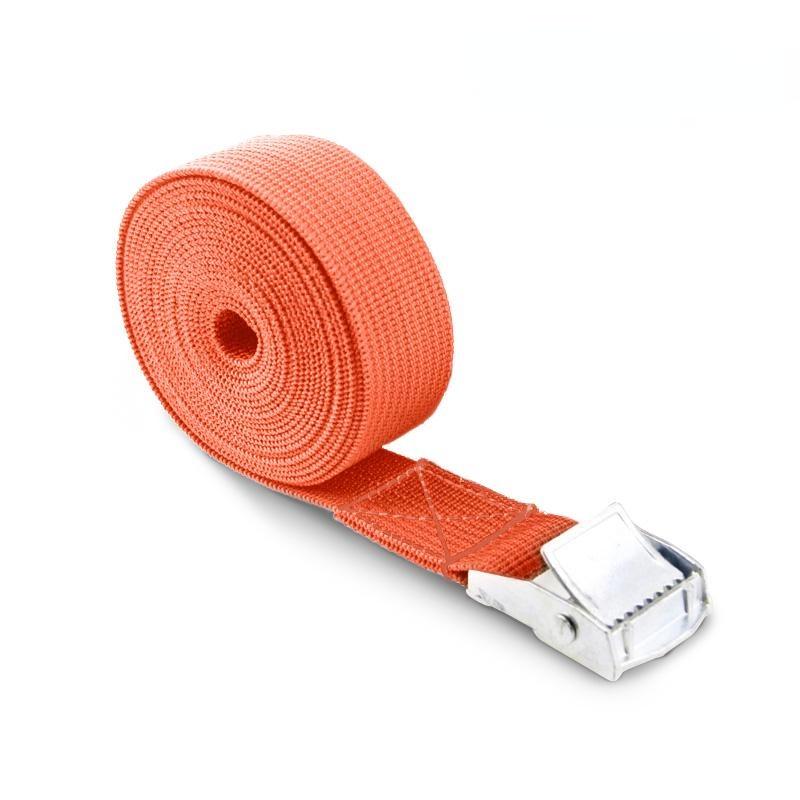 

Втягивающий ремень для багажного ремня с фиксированным ремнем для лодки и автомобиля с пряжкой из сплава 25mm by 3m оранжевый