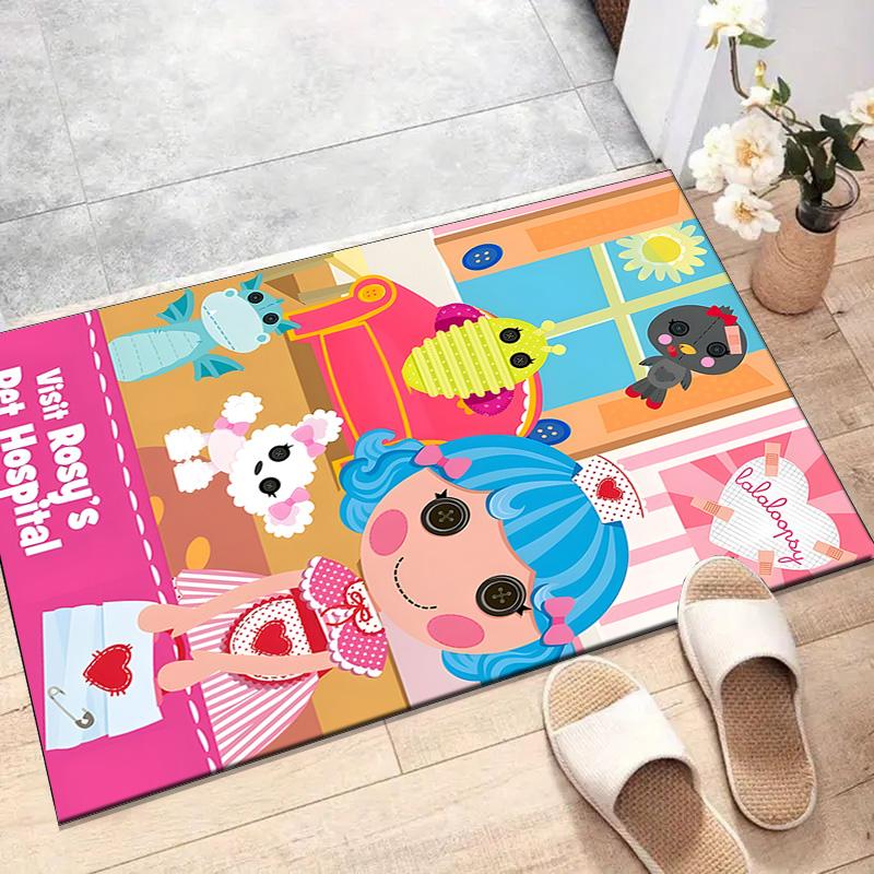 1pc Lalaloopsy4 Design Printed Area Rug Carpet for Bedroom Living Room Home Decor Rugs Mat Non Slip Mat Rug for Bedside