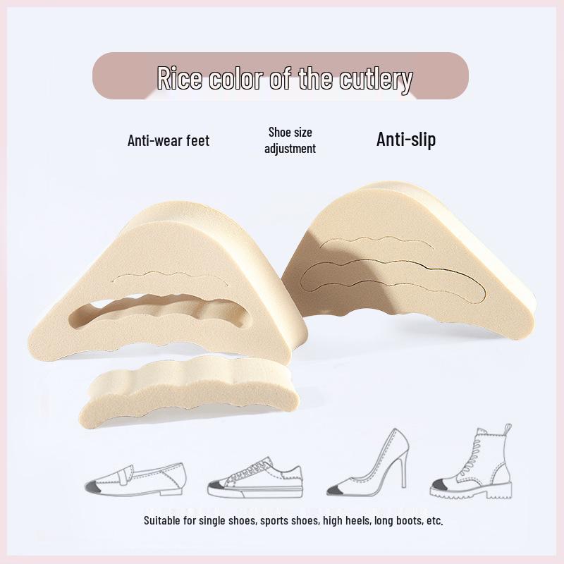 High Heel Anti-Slip Shoe Size Adjuster  Pain Relief Forefoot Pad