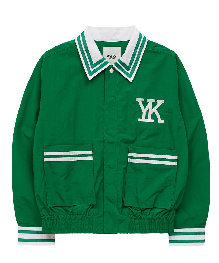 Waikei Marine Collar Shirt Jacket Green