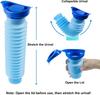 Portable Travel Urinal - Collapsible Reusable, Ideal For Camping & Long Trips