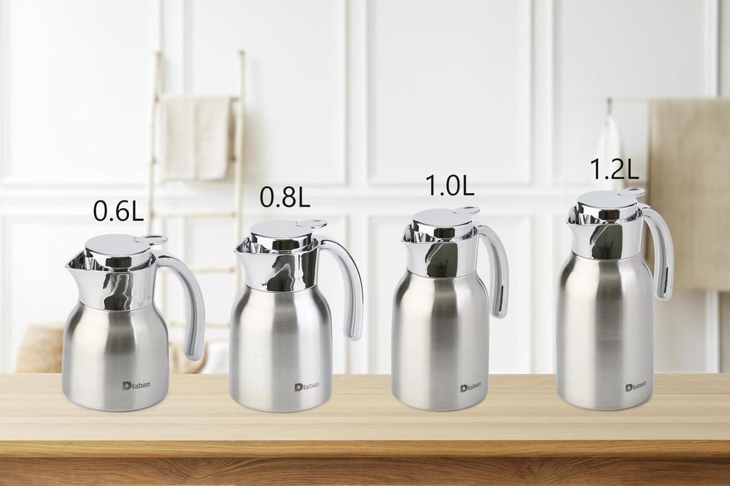 Diobao Coffee Thermal Tabletop Thermos Double Vacuum Insulated Tabletop Tabletop Stainless Cold Heat For Home Easy To Open and Labor Hard To Water