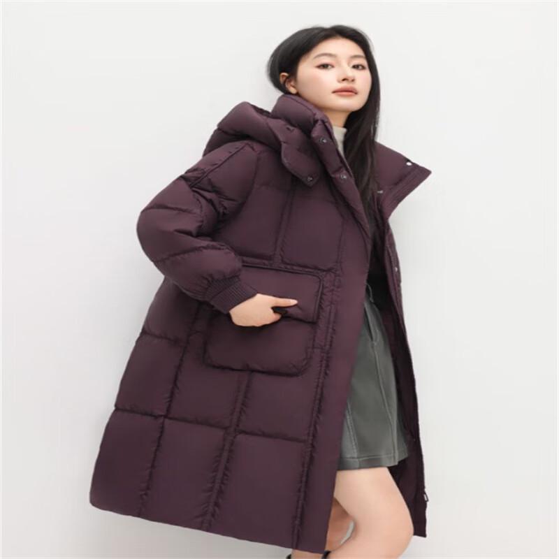 

YAYA 2024 Женский длинный пуховик с капюшоном L