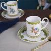Vintage Ceramics Coffee Cup and Saucer Flower Tea Cups Afternoon Tea Mug Water Cup Breakfast Cups Milk Mug Juice Mug Drinkware