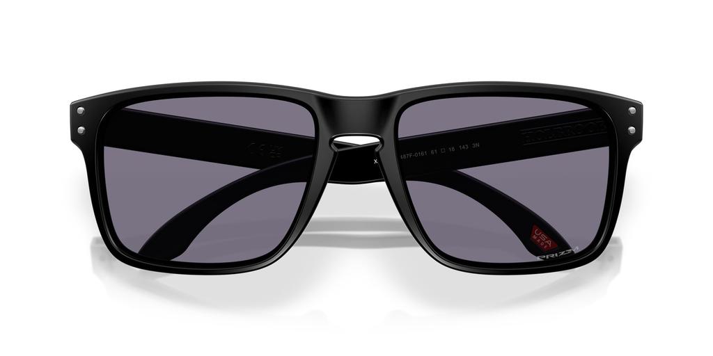 Oakley Sunglasses Frame Color Matte Lens Prizm 61mm 0OO9487F, (Front) Black, Color Grey,