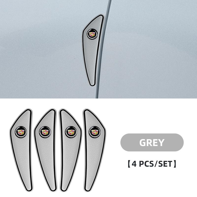 4pcs Car Door Bumper Strip Protection Strip For Cadillac Emblem ESCALADE ATS BLS CT4 CT6 SRX STS XT4 XT5 SLR XT6 XTS Accessories