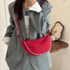 New sports red breast bag versatile handsome girl messenger bag casual fashion shoulder bag messenger bag