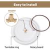 2 PCS Microwave Turntable Coupler, Microwave Oven Turntable Roller Guide Support Glass Tray Drive Coupling Replacement, Microwave-Oven Roller Guide